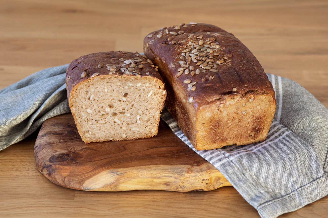Chleb żytni ze słonecznikiem